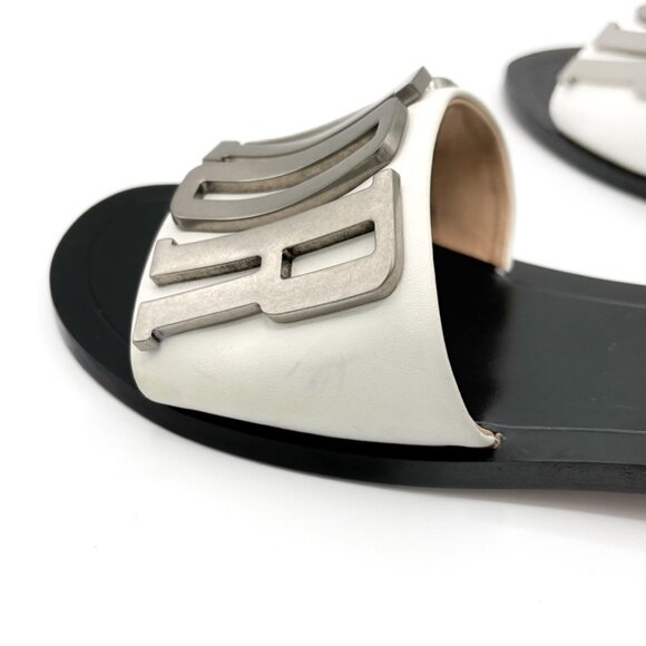 Christian Dior Diorevolution Logo Leather Sandals 36 - Picture 7 of 9